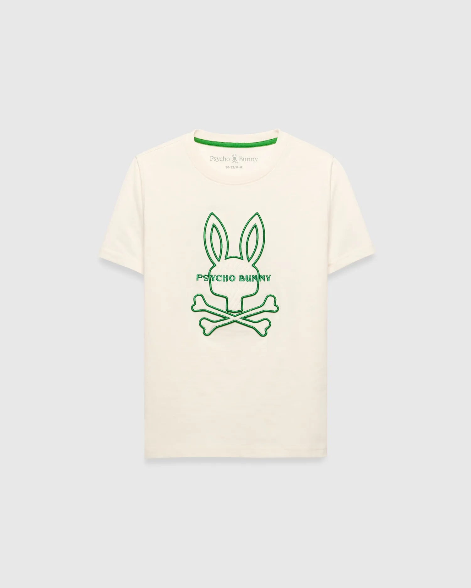 Psycho Bunny Kids Tees Craig Graphic Tee T-shirt bianca in Pima