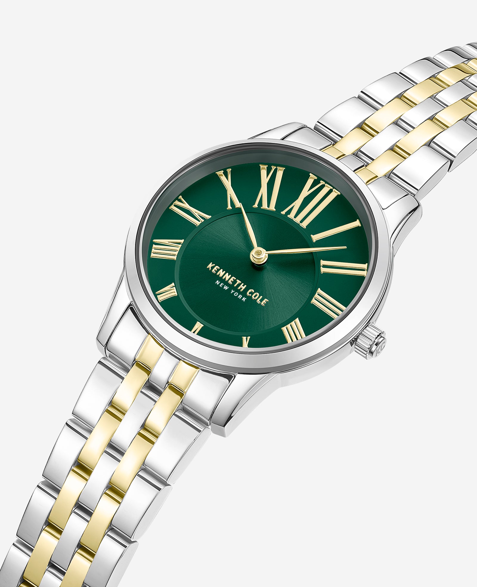 Kenneth Cole Reaction Watches Classic Two Tone Bracelet Watch orologio bicolore