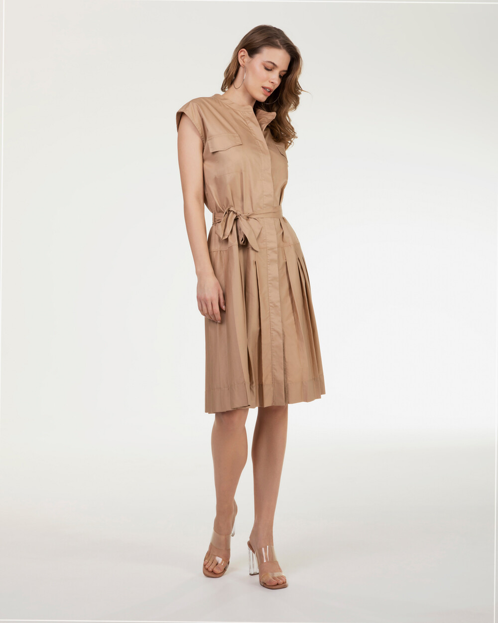 Markup Donna Vestiti Abito midi in cotone