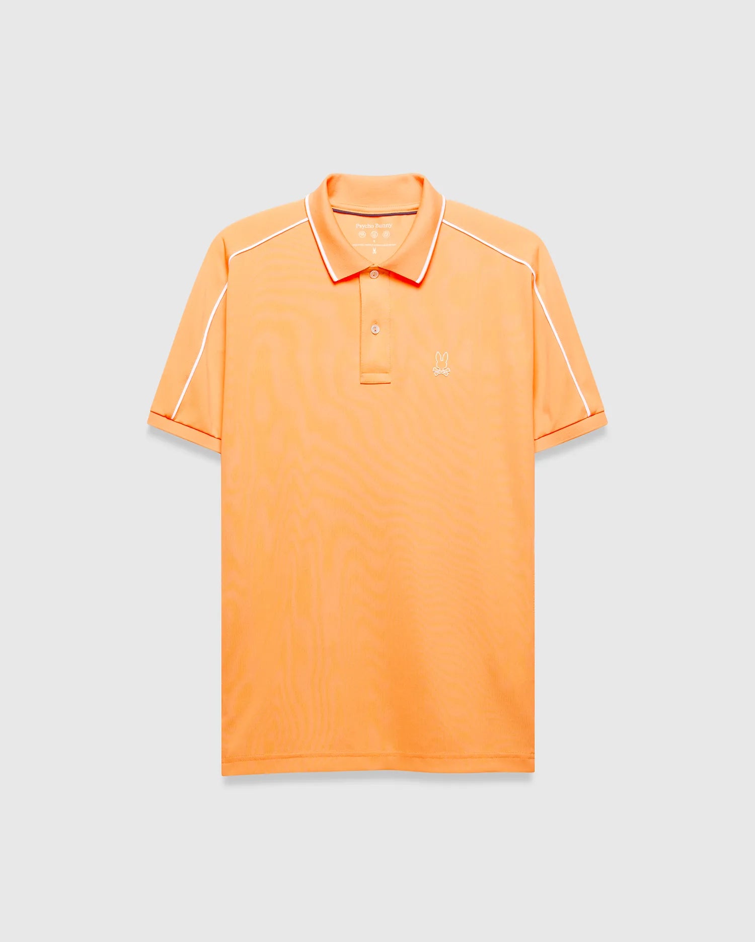 Psycho Bunny Men's Polos Rhys Sport polo arancione XXS slim