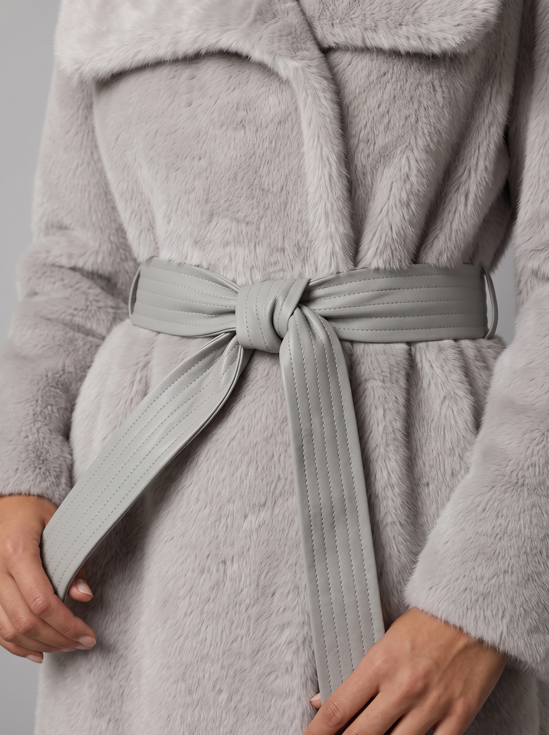 Markup Donna Giacche & Giubbotti Giubbino lungo pelliccia sintetica