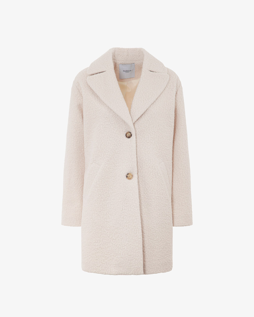 Markup Donna Cappotti Cappotto lungo bouclé