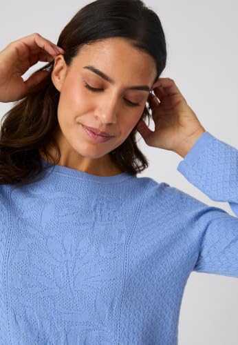 Damart Prêt-à-porter Maglione donna girocollo con motivo traforato