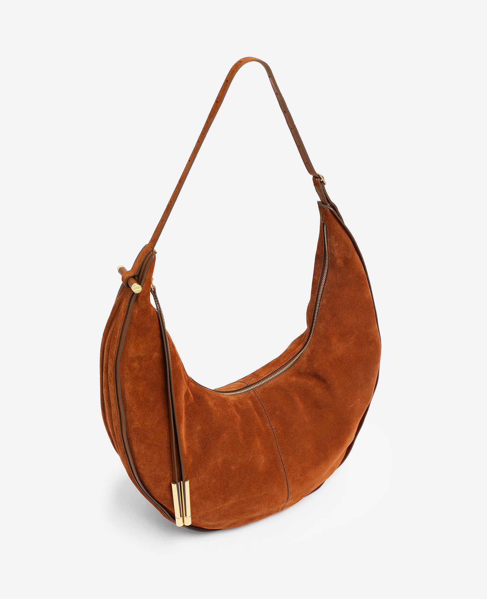 Kenneth Cole Reaction Bags Highline Large Banana Hobo borsa color sella in pelle