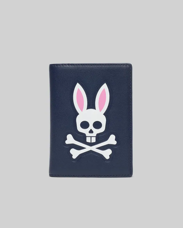 Psycho Bunny Accessories Passport Holder porta passaporto blu taglia unica