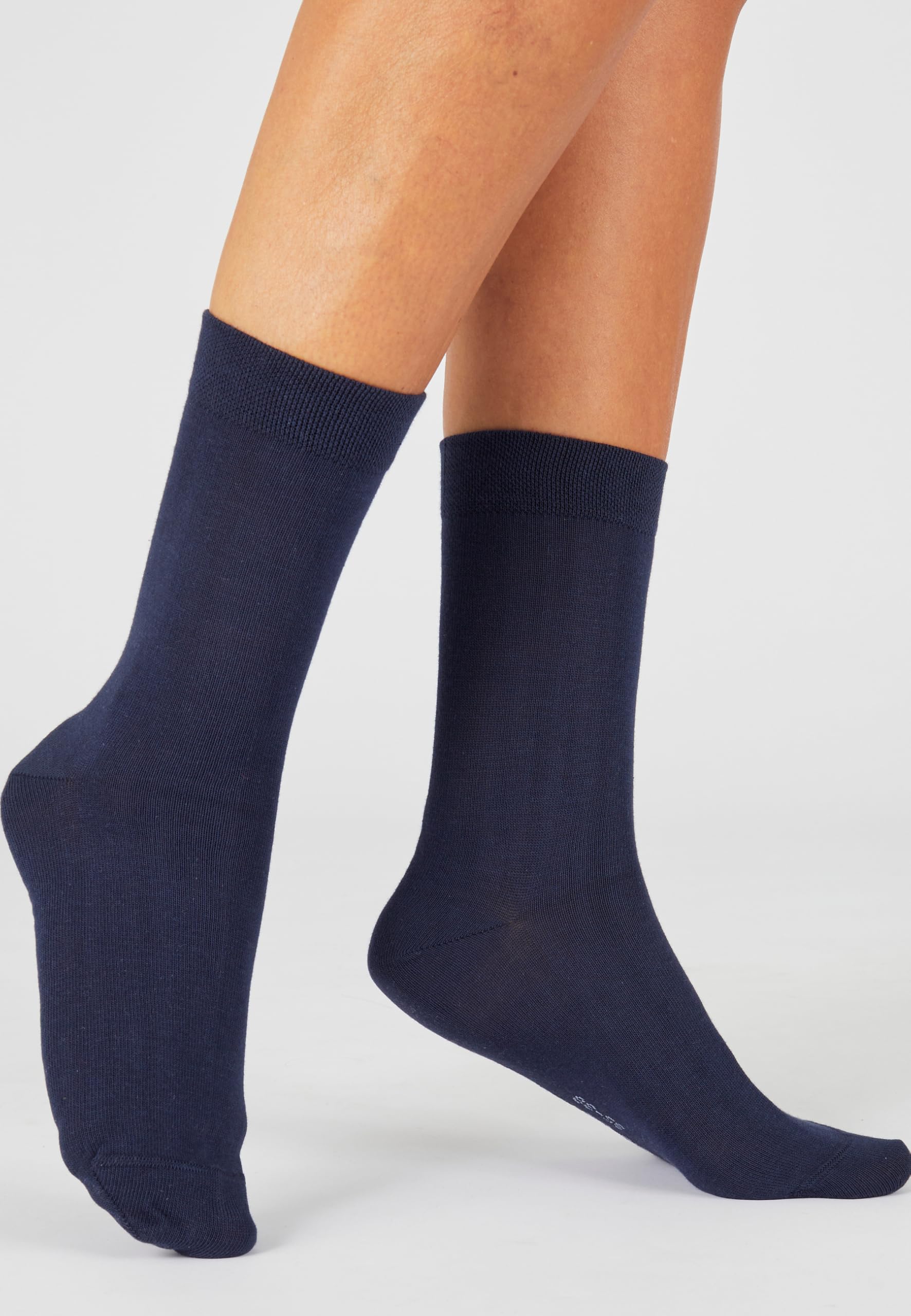 Damart Biancheria intima calzini 3 paia blu 39 cotone biologico