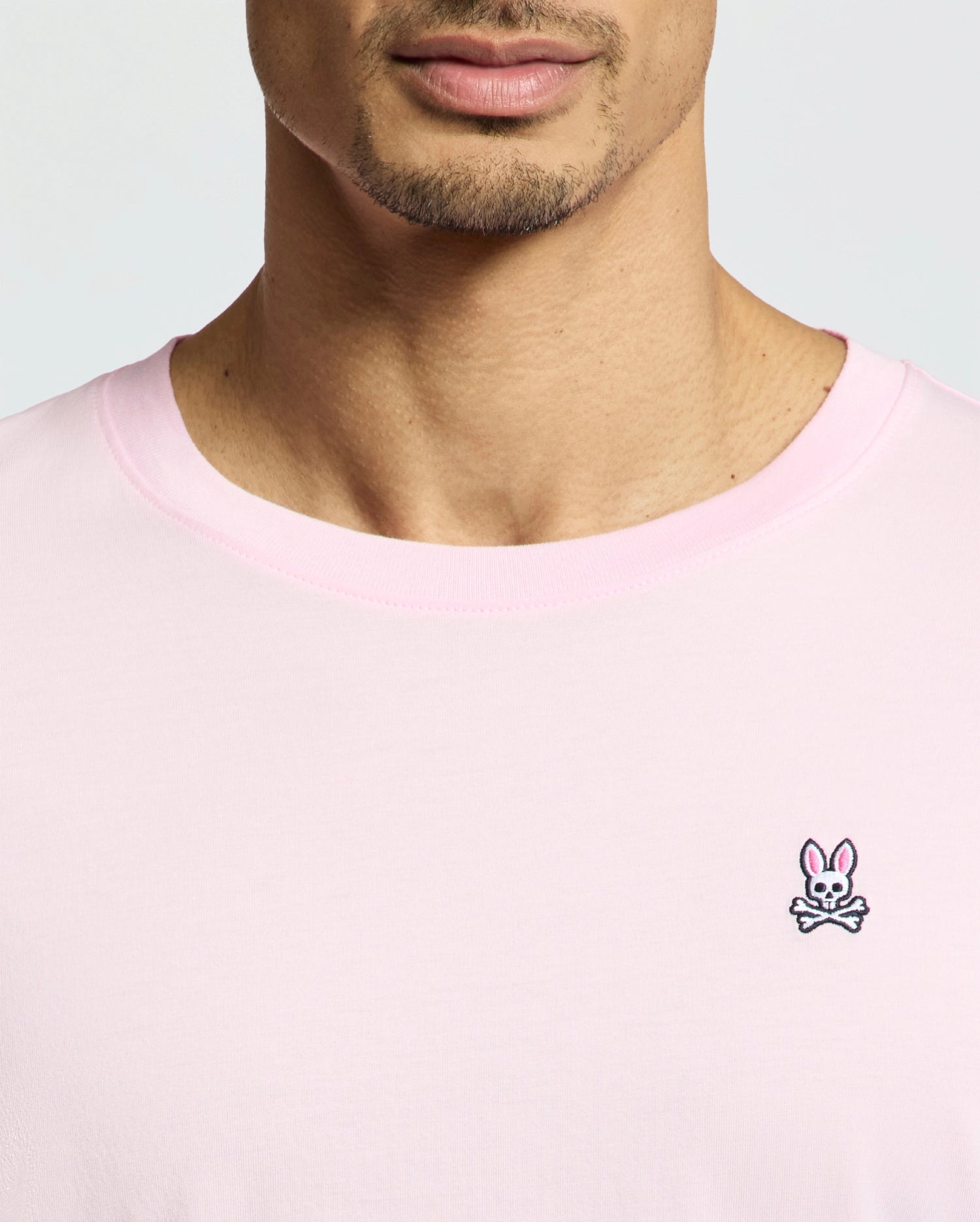 Psycho Bunny Men's Tees Classic Crew Neck Tee B6U014CRPC T-shirt 697 Piro uette 100% cotone Pima