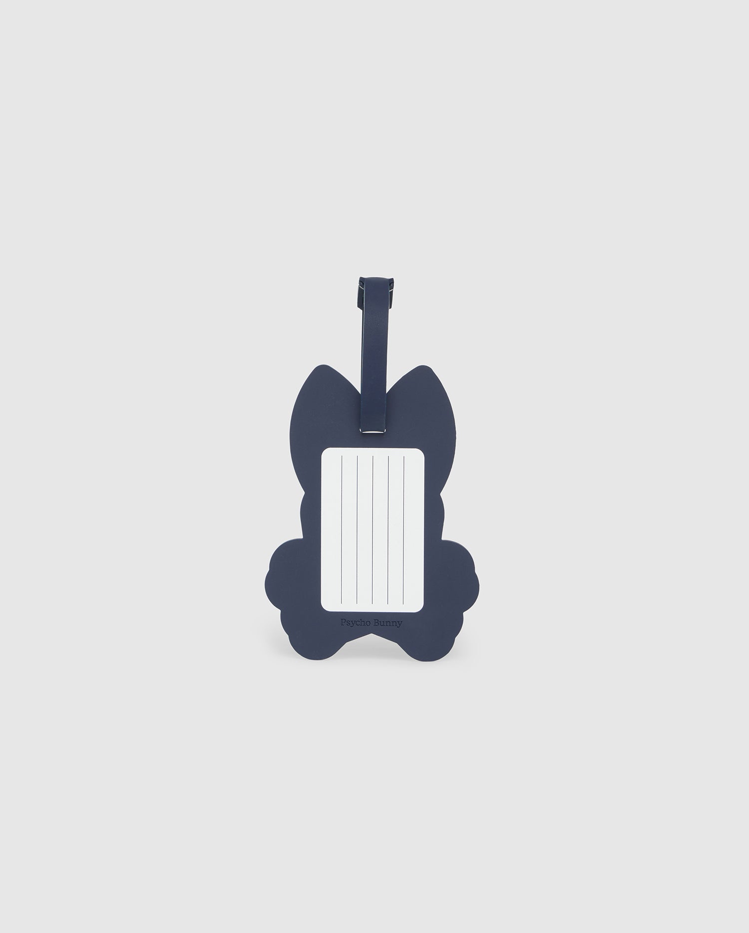 Psycho Bunny Accessories Luggage Tag B6A387B200 etichetta bagaglio silicone navy