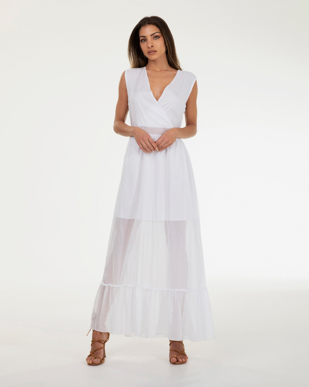Markup Donna Vestiti Abito lungo smanicato