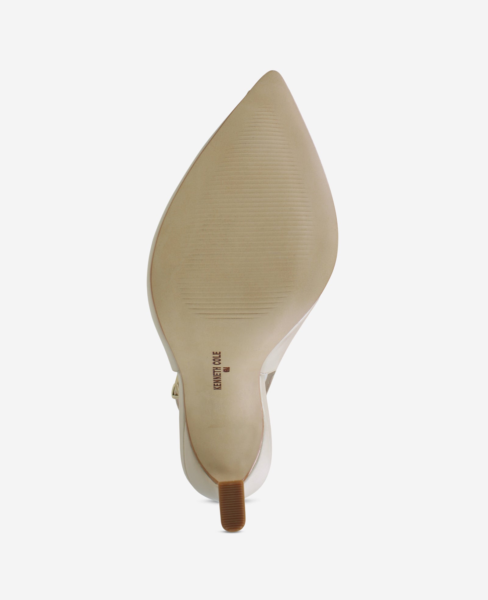 Kenneth Cole Reaction Shoes Priya Leather Peep-Toe Slingback Heel décolleté in pelle