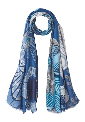 Damart Accessori Sciarpa motivo fiori grandi sciarpa floreale donna