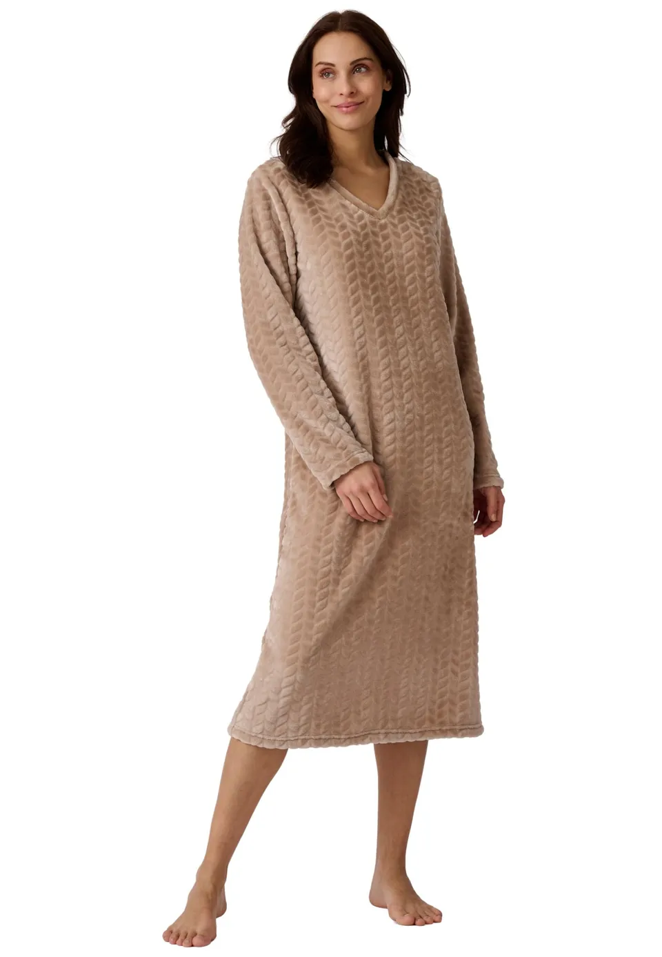 Damart Homewear Thermolactyl camicia da notte donna calda