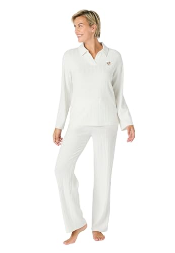Damart Homewear pigiama Thermolactyl donna S in maglia a costine termica
