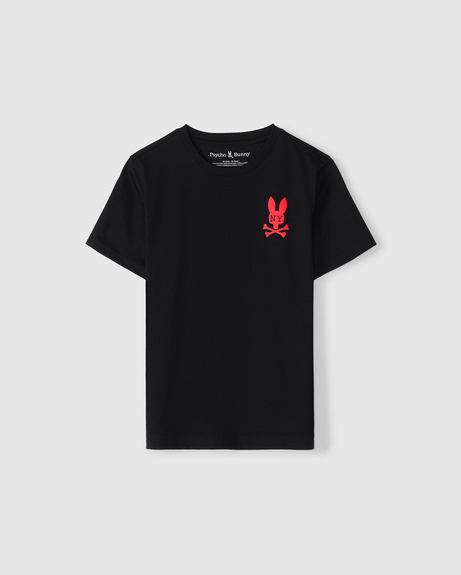 Psycho Bunny Kids Tees New York City Tee B0U554W1PC T-shirt nera