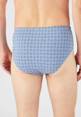 Damart Biancheria intima Set di 4 slip da uomo blu grafico S