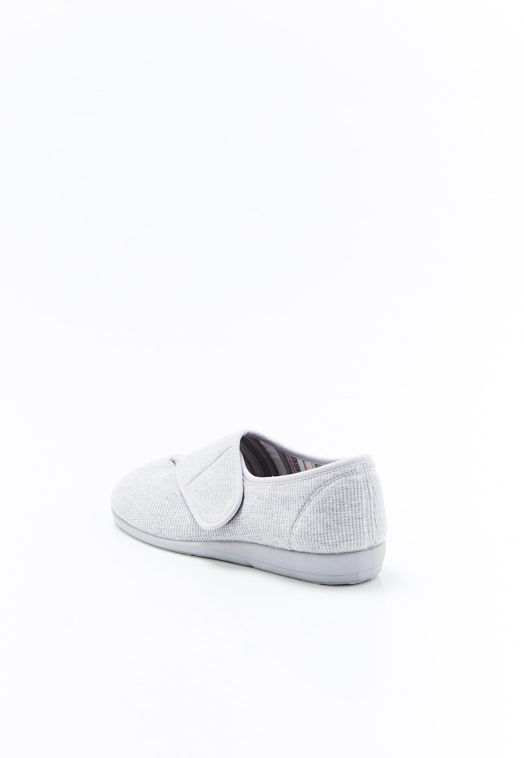 Damart Calzature Pantofole in maglia goffrata con graffi donna grigio chiaro 36 EU