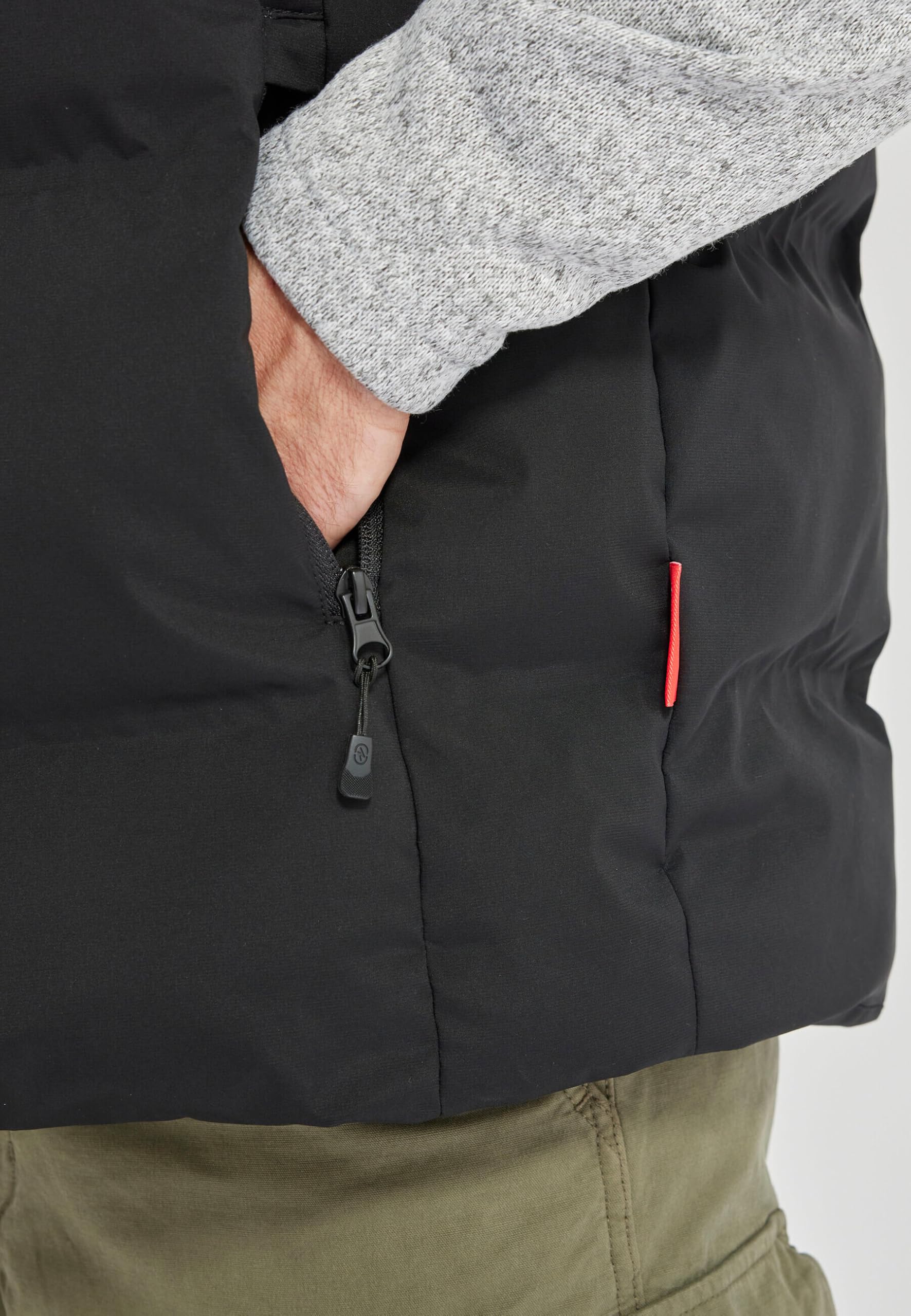 Damart Prêt-à-porter piumino termico smanicato uomo con cappuccio