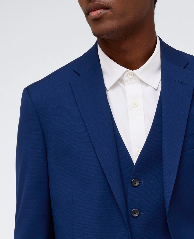 Kenneth Cole Reaction Ready Flex Suit Separate Jacket giacca abito blu slim fit