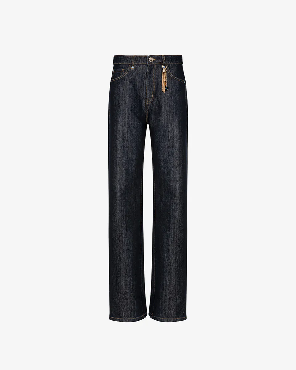 Markup Donna Jeans & Pantaloni Jeans wide leg scuro