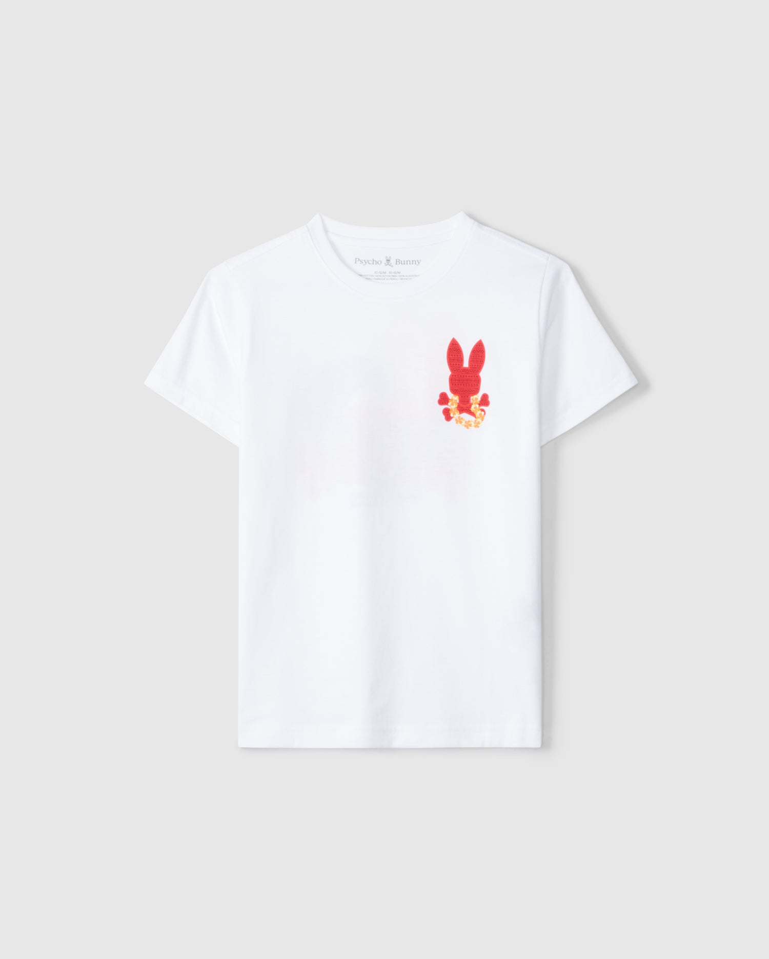 Psycho Bunny Kids Tees Hawaii City Tee B0U169Y1PC T-shirt bianca