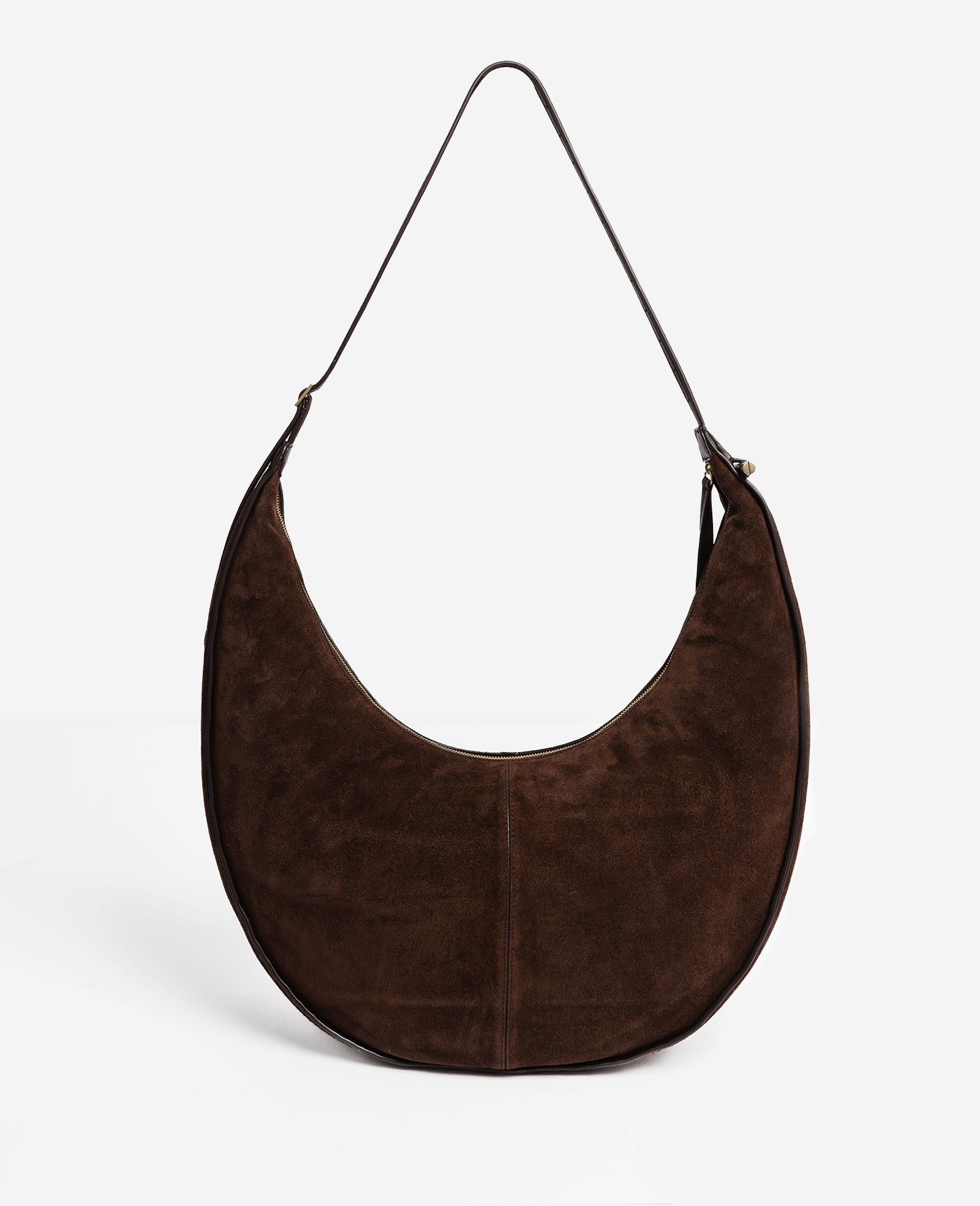 Kenneth Cole Reaction Bags Highline Large Banana Hobo borsa hobo marrone pelle