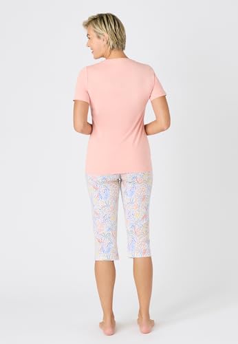 Damart Homewear Pyjacourt Fantasia Maglia Jersey Puro Cotone pettinato donna