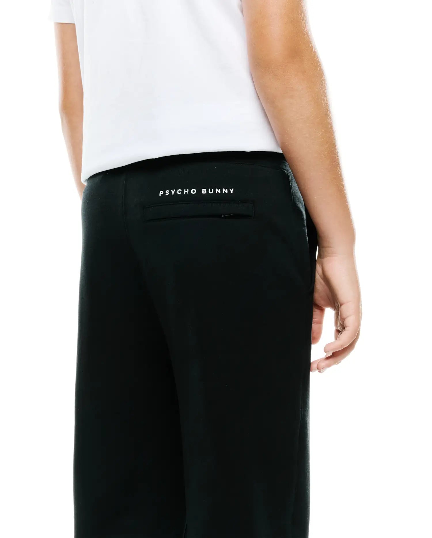 Psycho Bunny Kids Bottoms Nathaniel Sweatpants pantaloni tuta neri