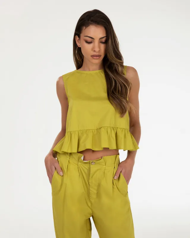 Markup Donna Camicie & Bluse Blusa smanicata in popeline blusa