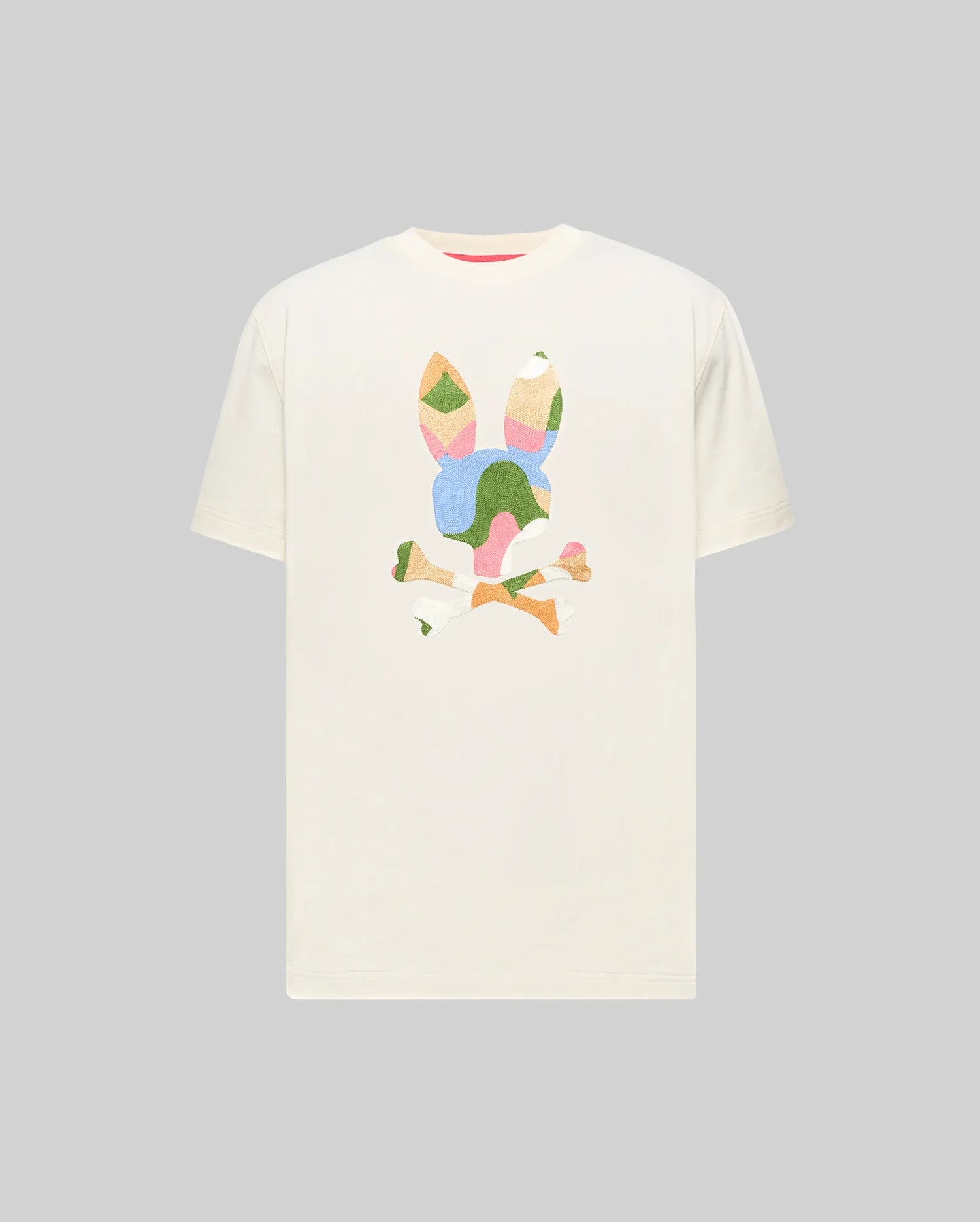 Psycho Bunny Men's Tees Ara Graphic Tee MT0200250 T-shirt bianca