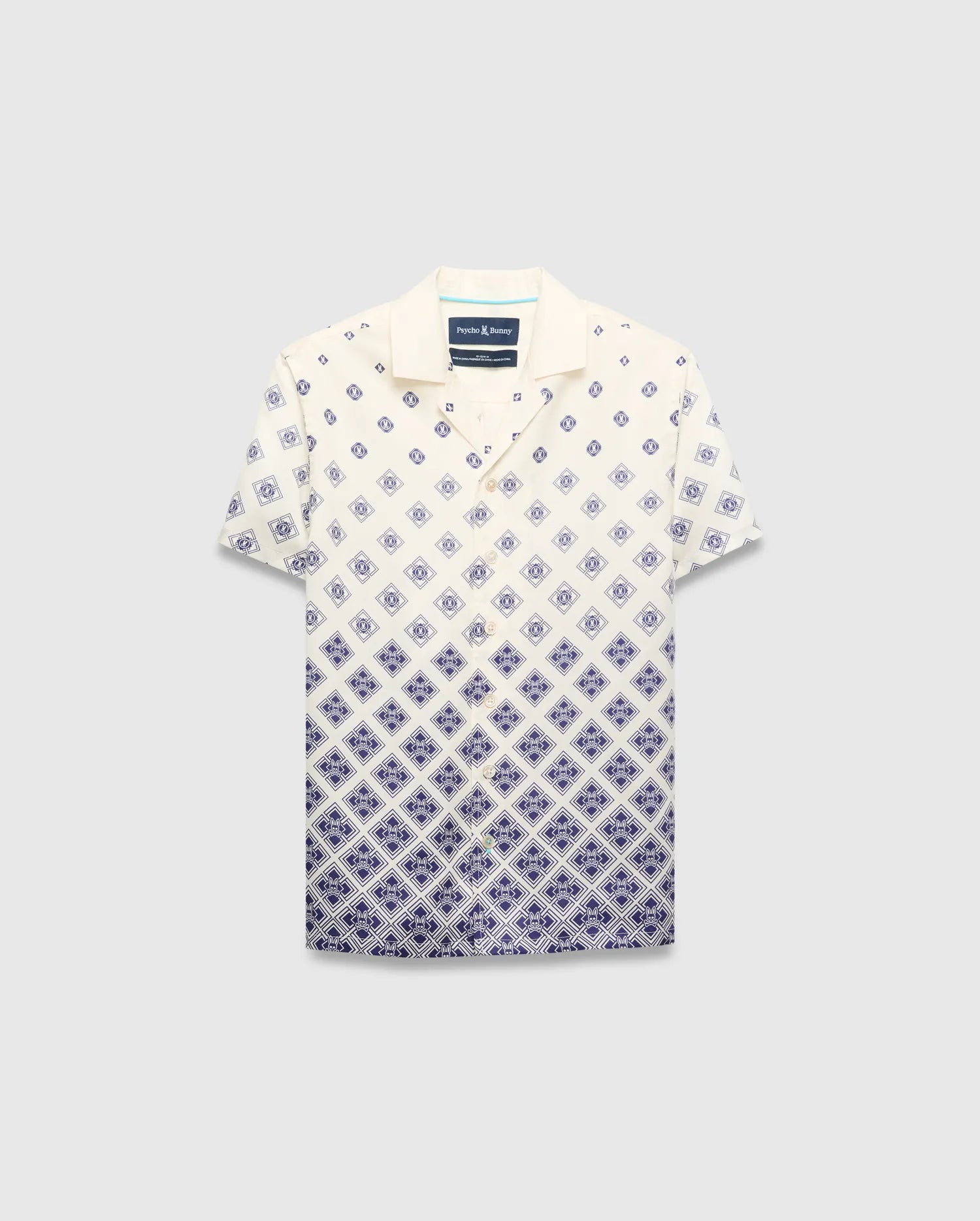 Psycho Bunny Kids Tees KIDS TOBIAS TENCEL SHIRT KT0300030 camicia bianca in Tencel