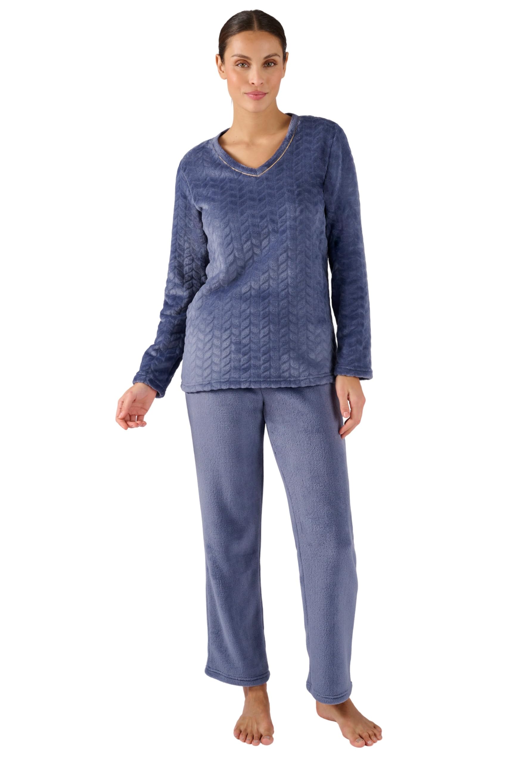 Damart Homewear Pigiama Thermolactyl Maglia Rilegata