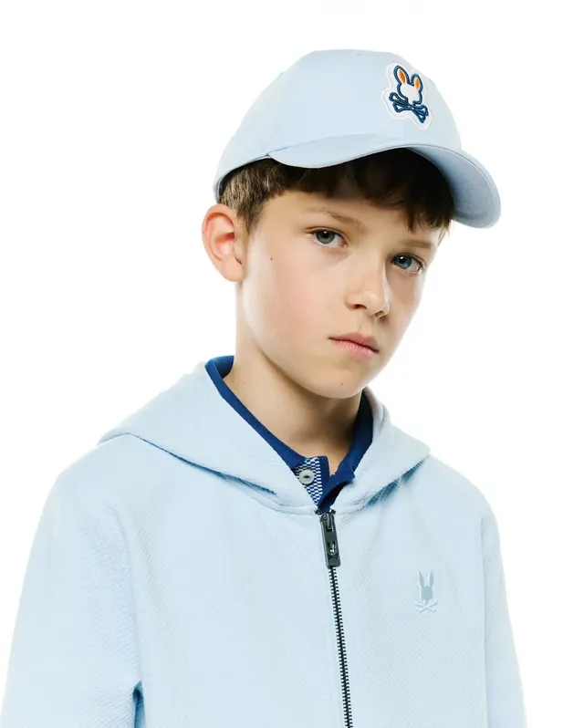 Psycho Bunny Kids Accessories Jaydon KO1500067 cappellino blu cotone