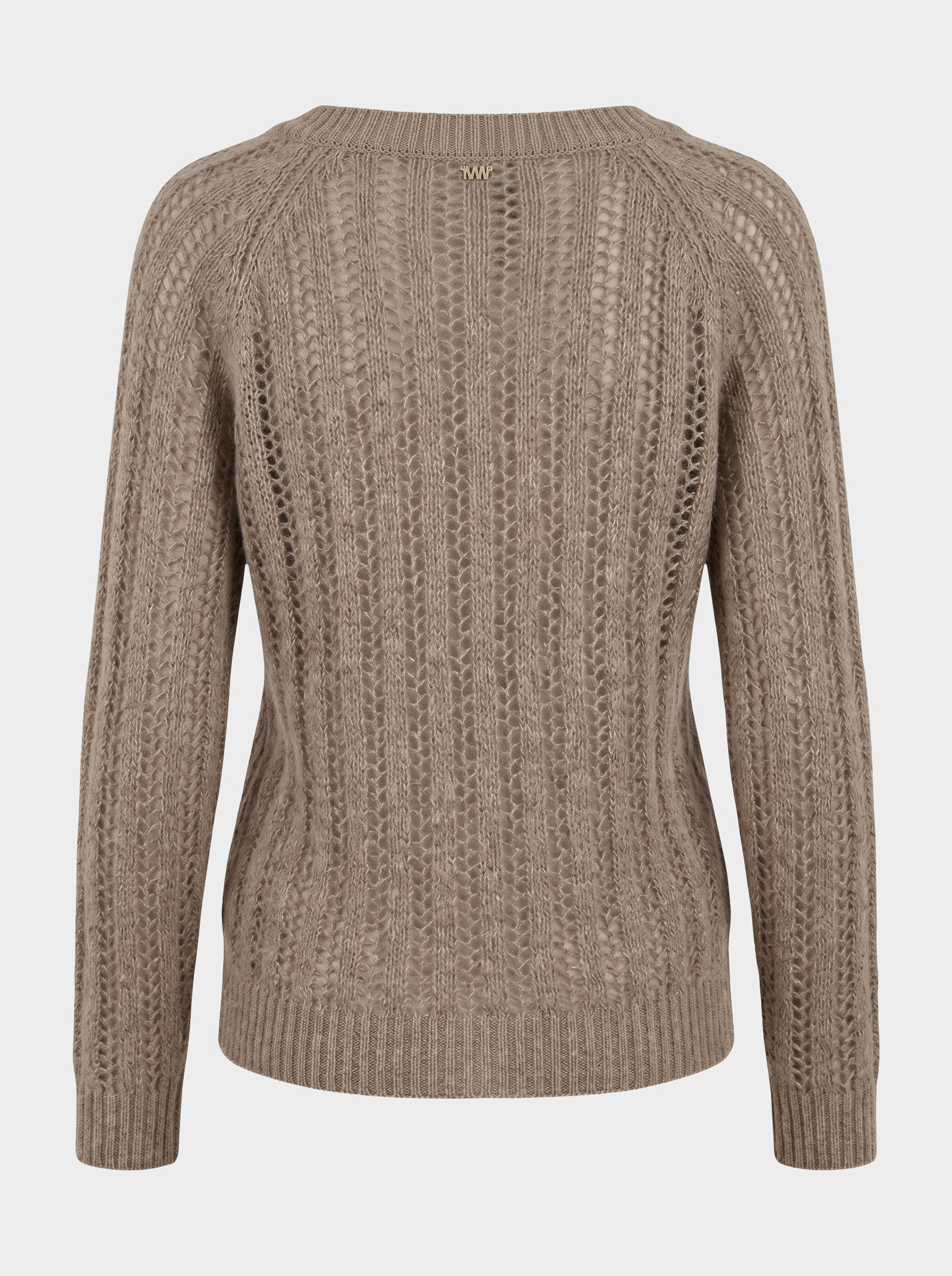 Markup Donna Maglieria Girocollo in filato traforato maglia