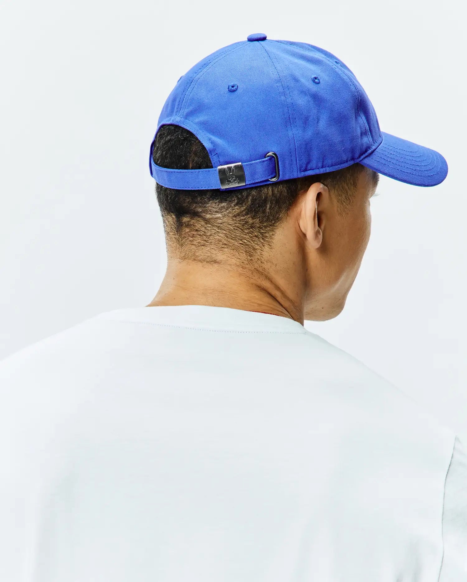 Psycho Bunny Accessories Jimmy Baseball Cap cappellino blu cotone