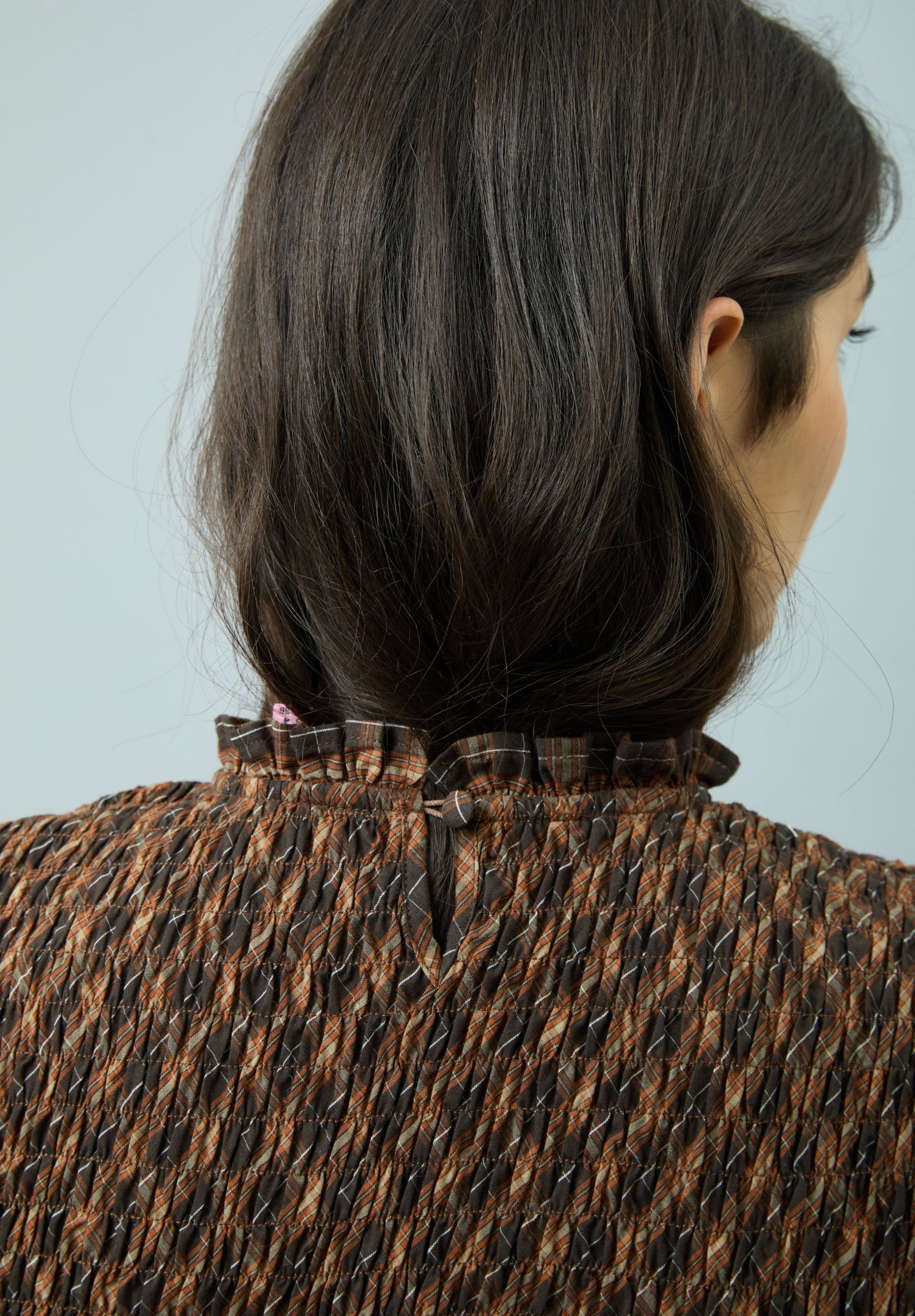 House Of Sunny Womens Tops CHECK RUCHED TOP top a quadri con cintura
