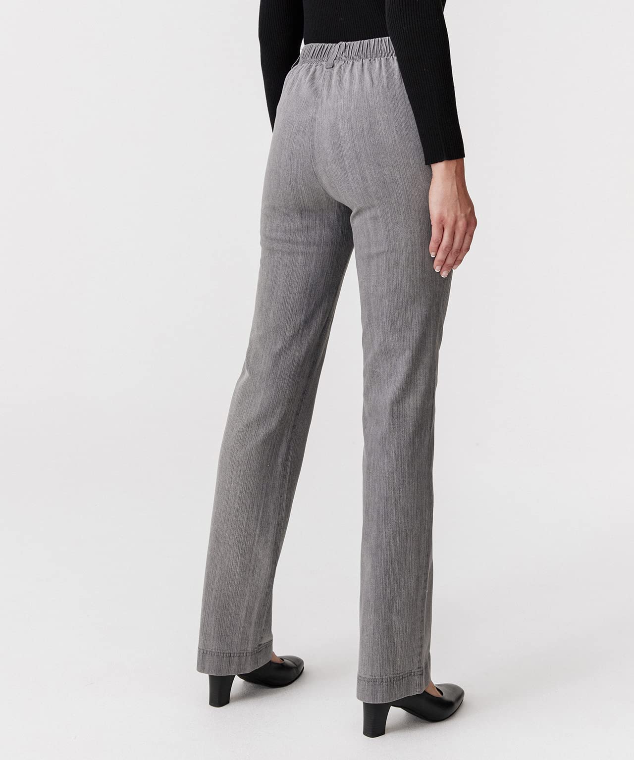 Damart Prêt-à-porter jeans donna grigi 54 effetto pancia piatta
