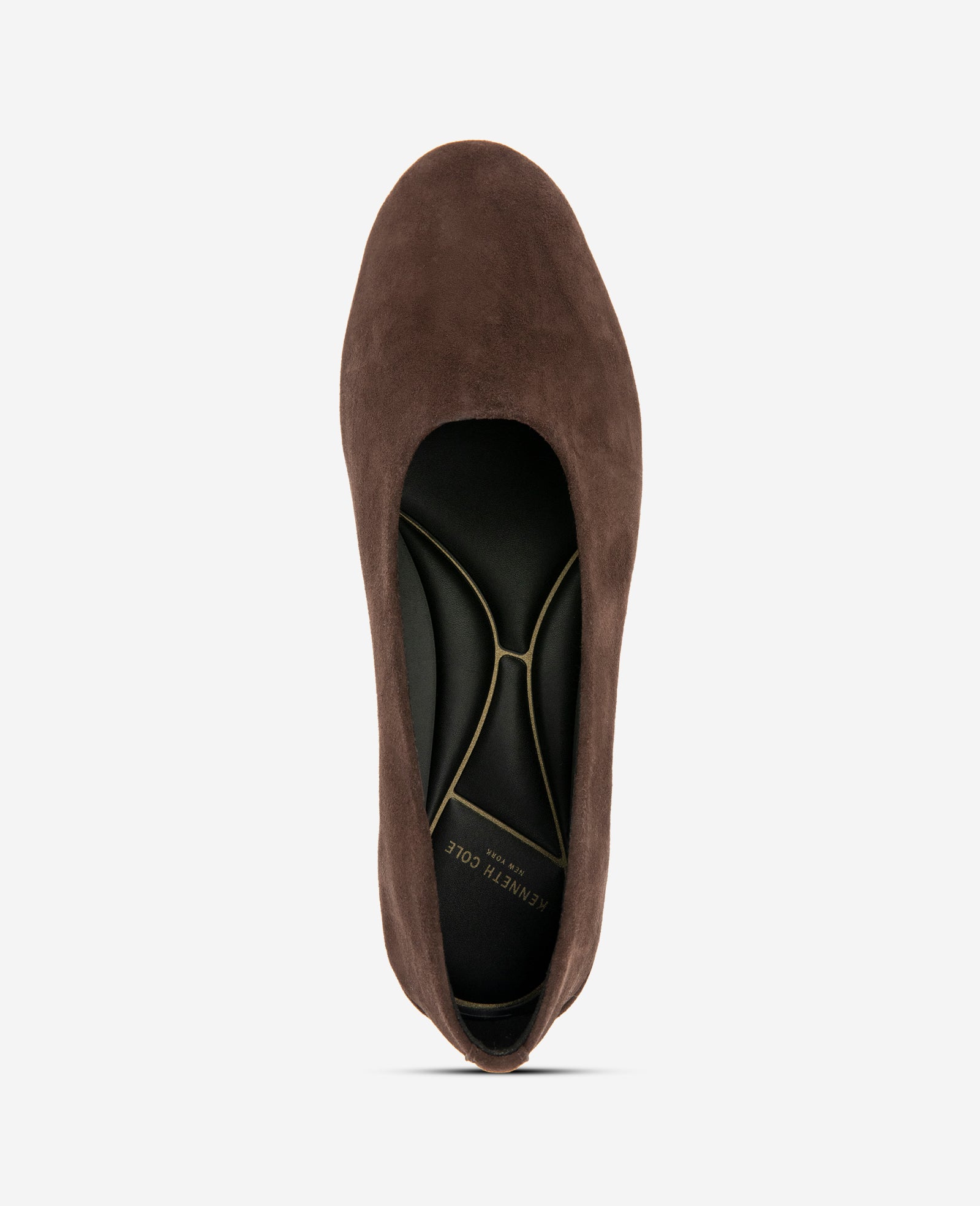 Kenneth Cole Reaction Shoes Garland Kid ballerina in camoscio Chocolate