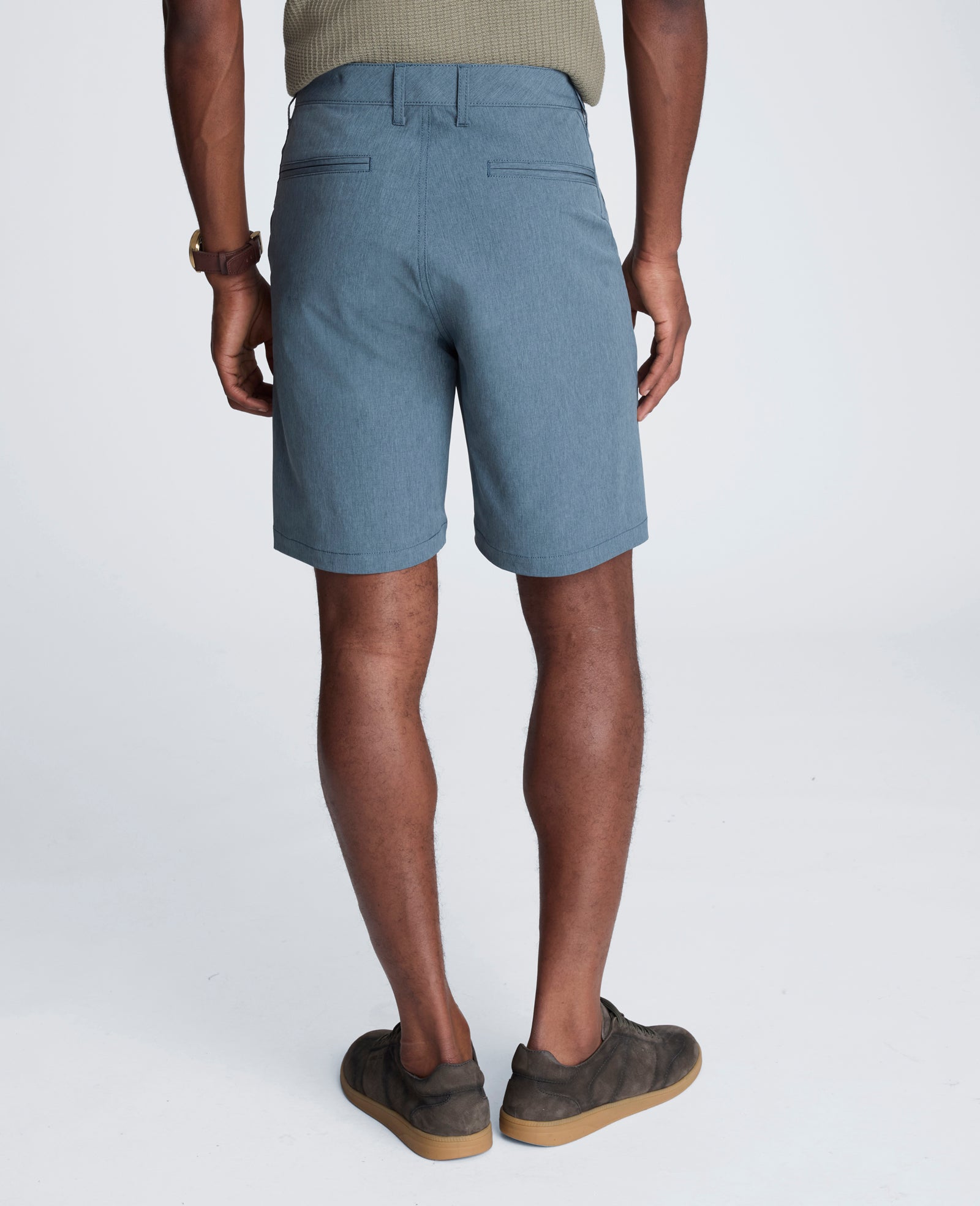 Kenneth Cole Reaction Clothing Performance Tech Short pantaloncini blu navy taglia 30 traspiranti