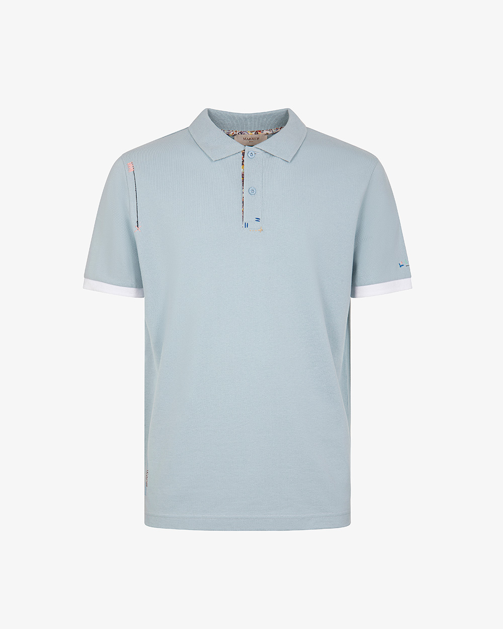 Markup Uomo Felpe & T-shirt Polo mezza manica piquet con ricami