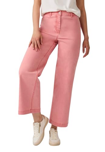 Damart Prêt-à-porter Pantaloni da donna 7/8° pantaloni pesca rosa 40 cotone