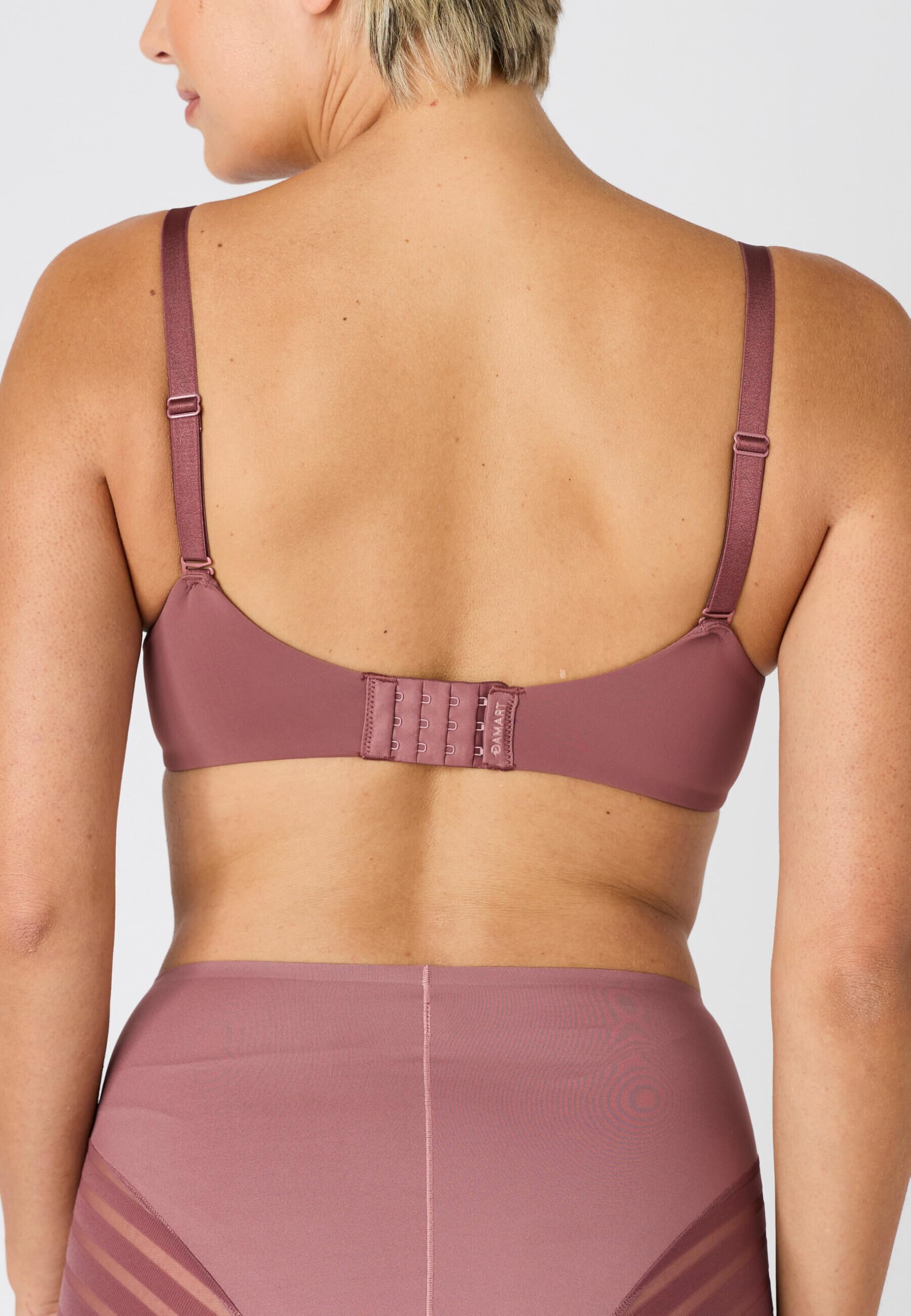 Damart Biancheria intima reggiseno con ferretto coppe modellate 2B rosa vinaccia