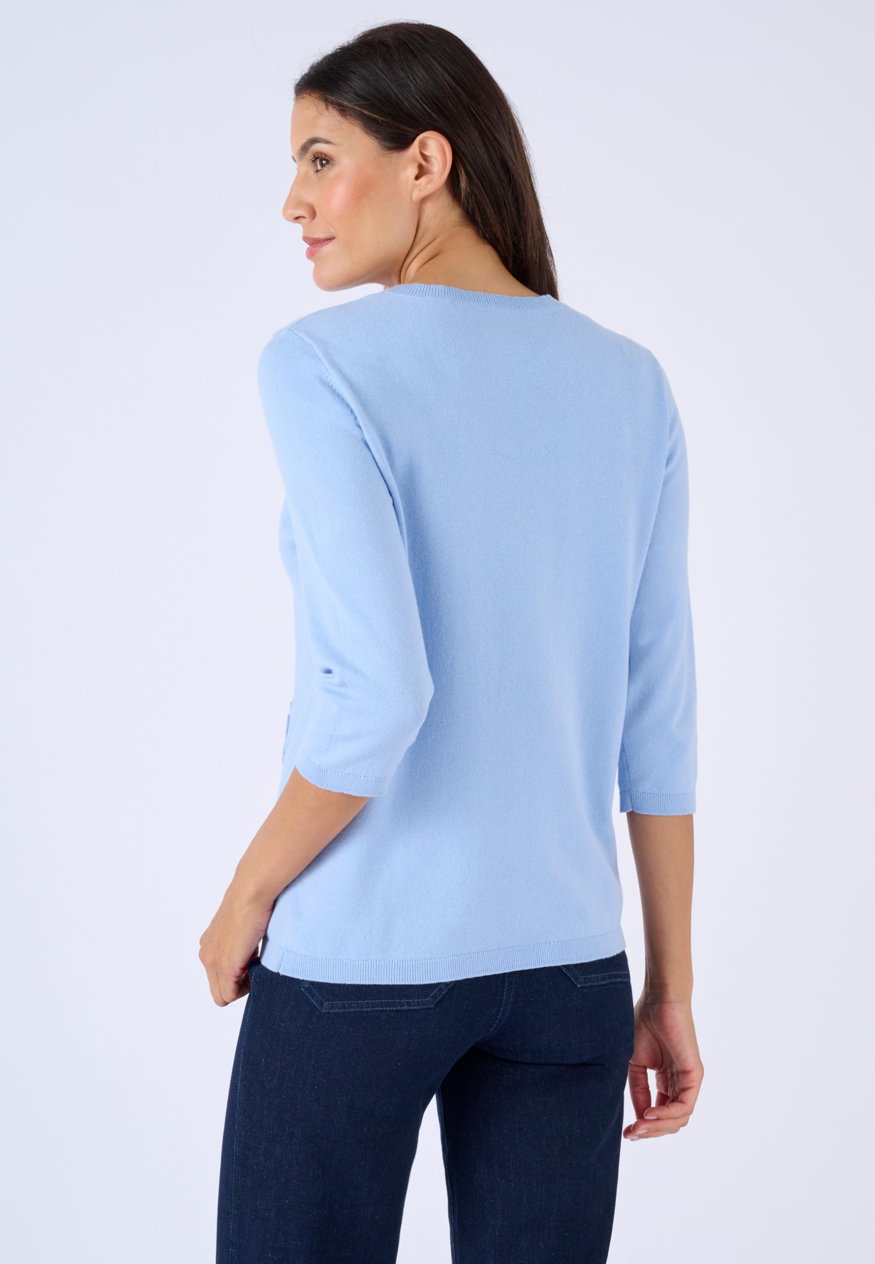 Damart Prêt-à-porter Maglione Ricamato donna in cotone