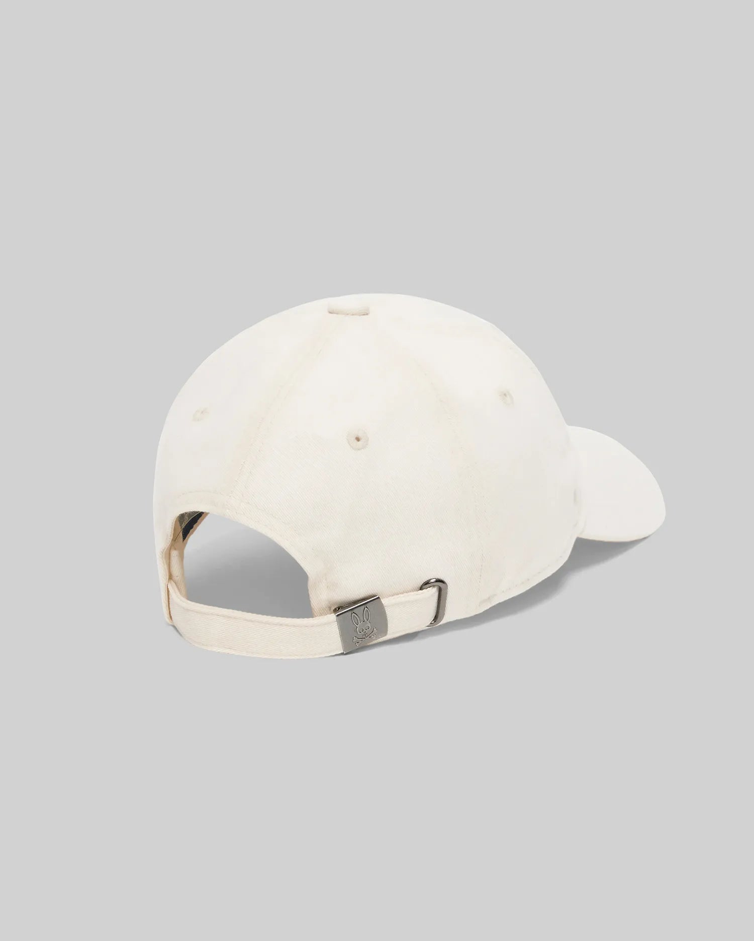 Psycho Bunny Accessories Jimmy Baseball Cap cappellino bianco cotone