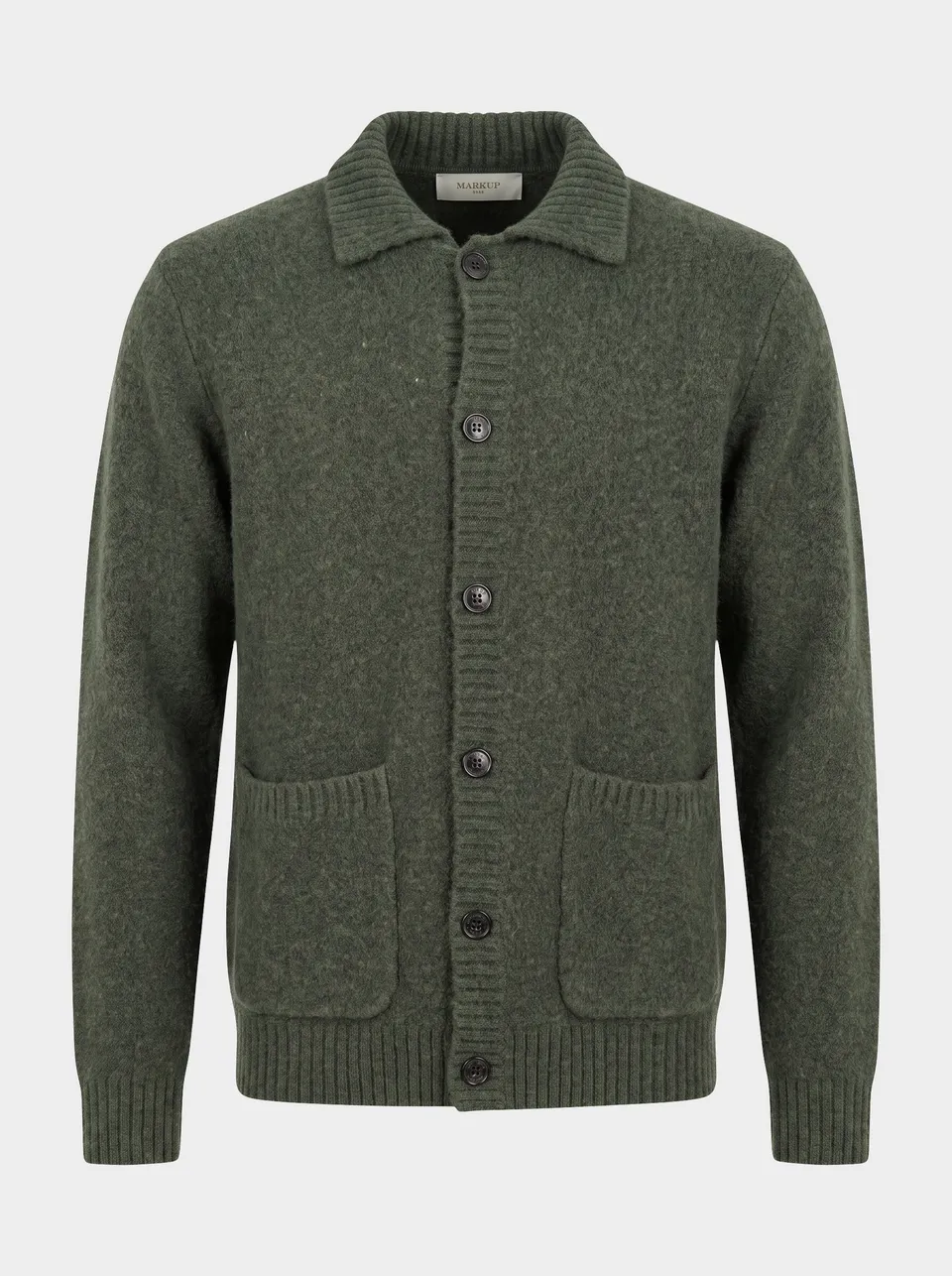 Markup Uomo Giacche & Giubbotti Overshirt Cardato con Bottoni