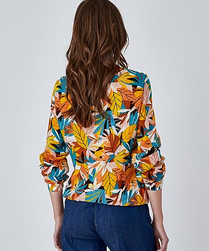 Damart Prêt-à-porter giacca donna con zip multicolore manica lunga