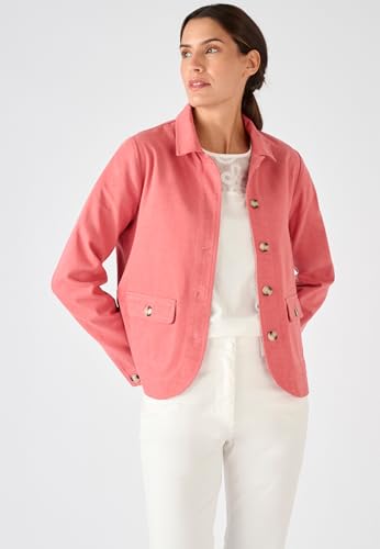 Damart Prêt-à-porter giacca donna rosa antico 56 in lyocell e cotone