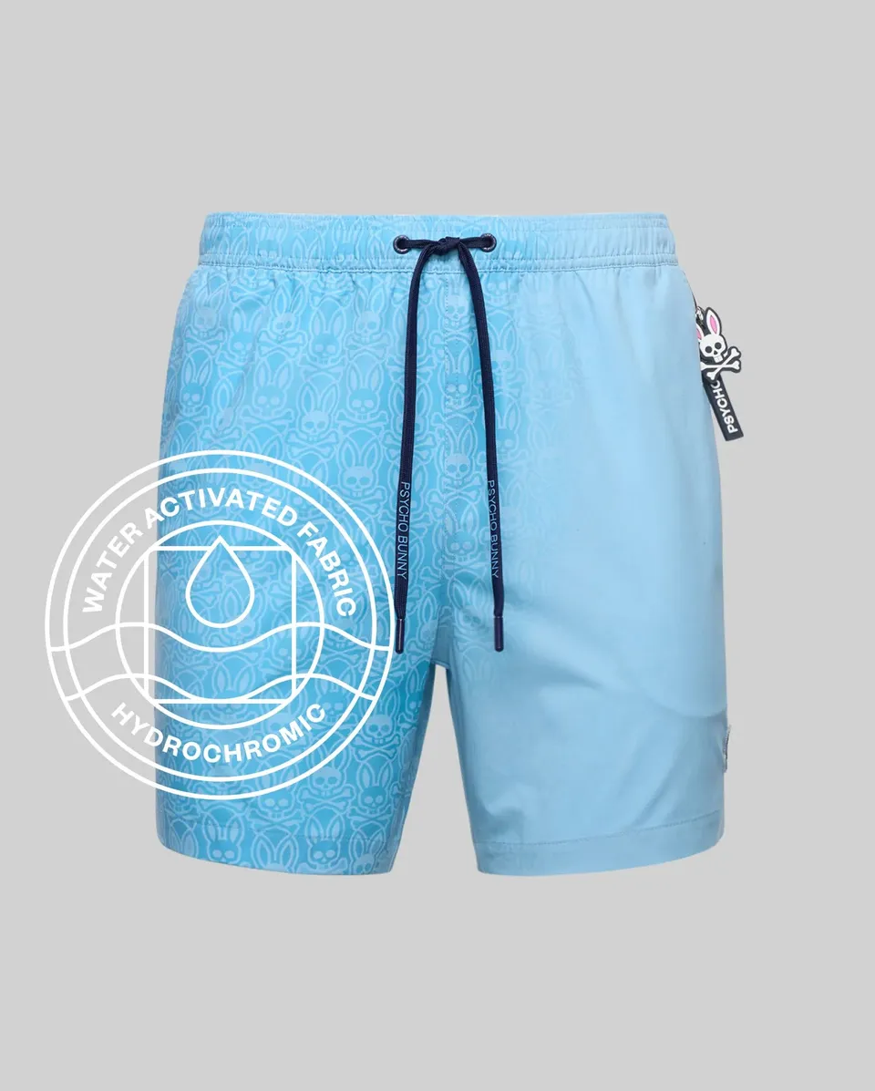 Psycho Bunny Big & Tall Men's Big and Tall Samos Hydrochromic Swim Trunk 6" costume