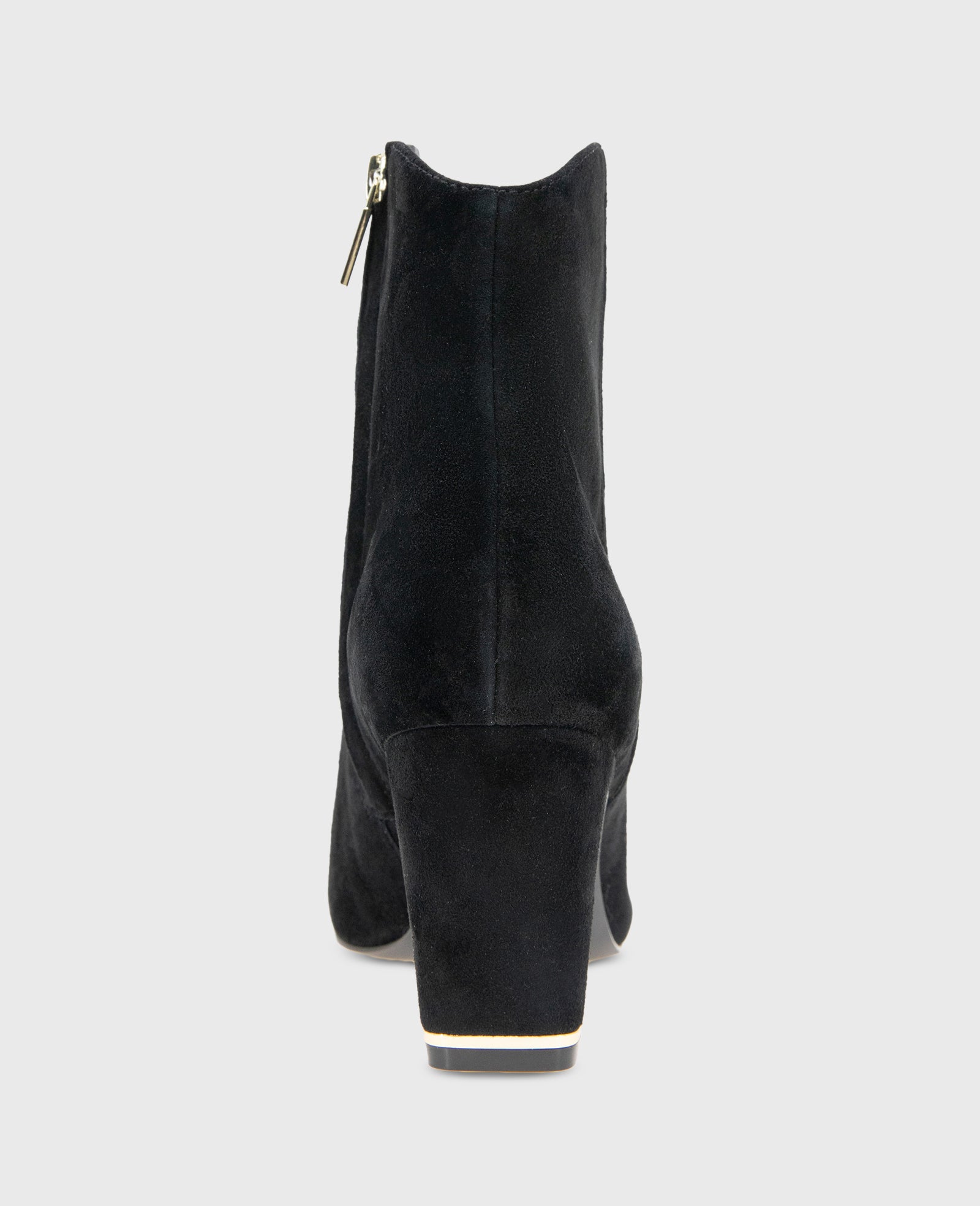 Kenneth Cole Reaction Shoes Grizelda Suede Heel Boot stivaletto nero tacco 7,1 cm