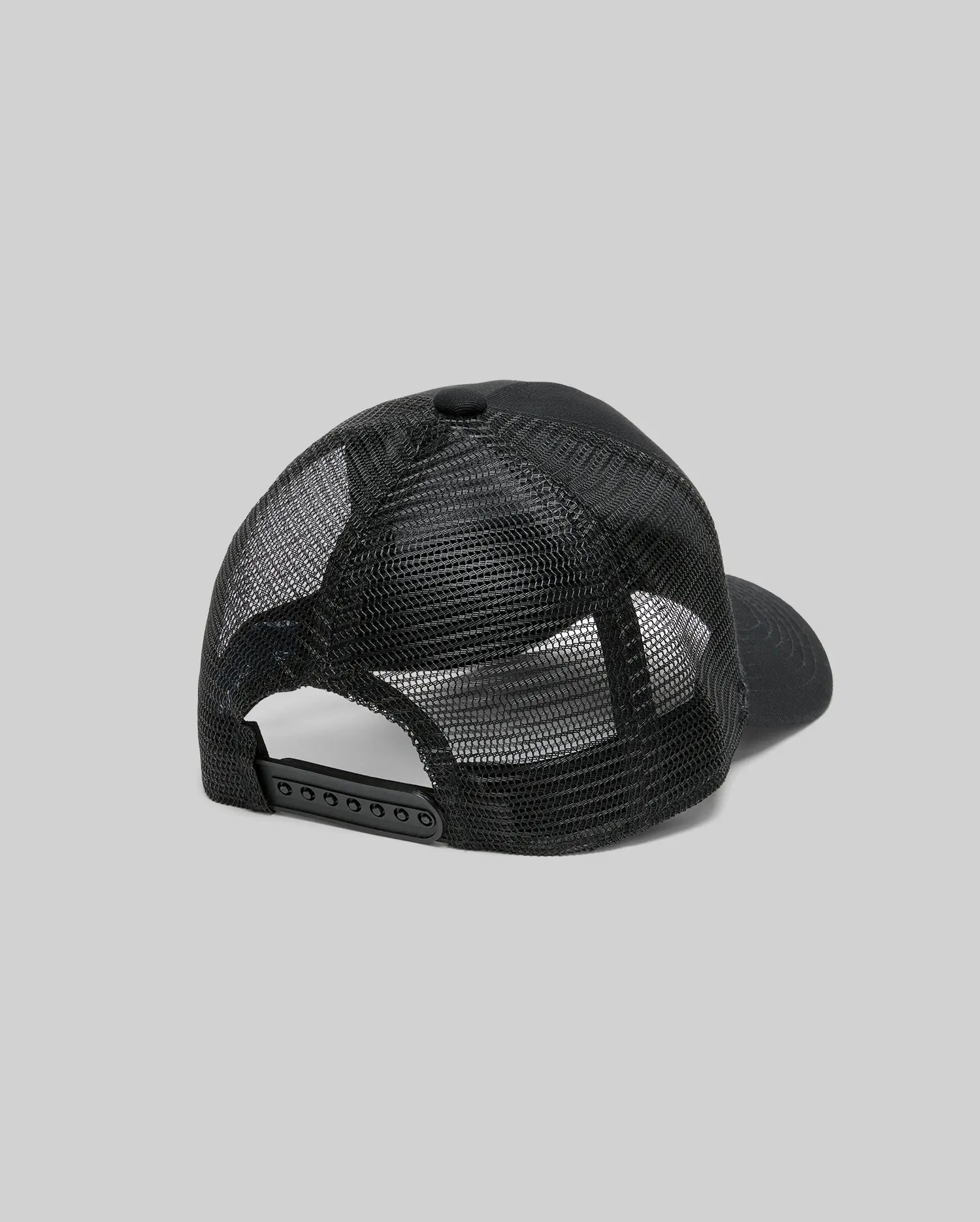 Psycho Bunny Accessories Adamo Trucker Cap cappellino nero in cotone e poliestere