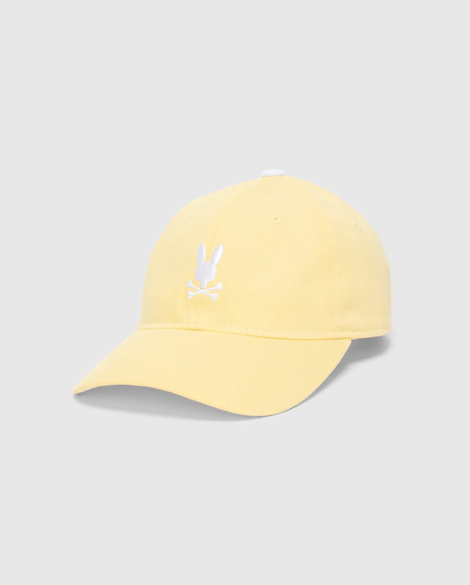 Psycho Bunny Accessories Women's Amaris Baseball Cap cappellino giallo pastello regolabile